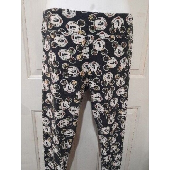 LulaRoe/Disney Mickey Mouse Tall/Curvy Lounge/PJ Pants - Picture 1 of 5